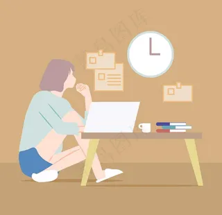 矢量人物素材图片