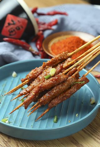 炸肉串图片