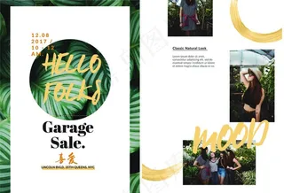 时尚个性女性服装画册图片