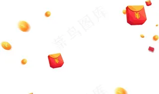 金币飞舞金钱铜币积分点缀素材图片