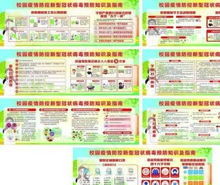 校园疫情防控宣传图片