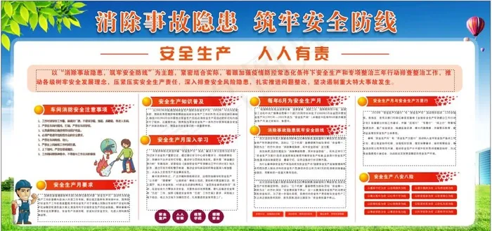 安全生产月图片(210X297)cdr矢量模版下载