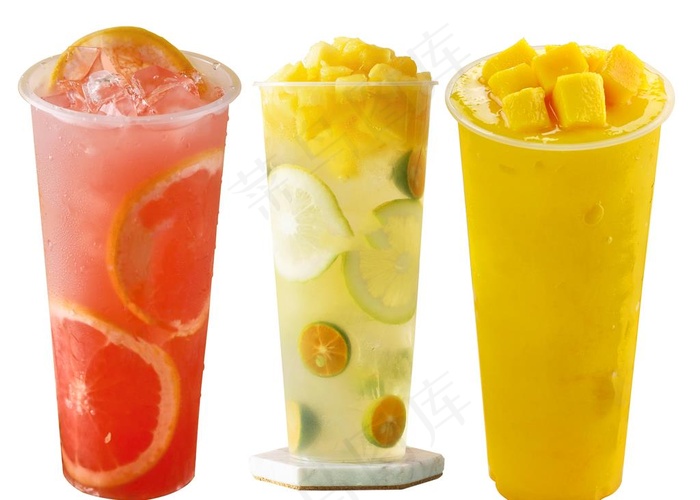 水果茶 冰茶图片