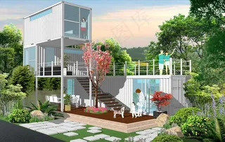 集装箱住宅单体图片