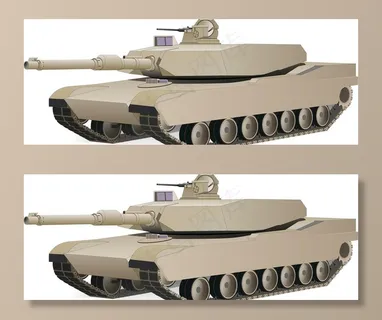 M1主战坦克矢量图图片