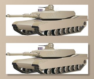 M1主战坦克矢量图图片