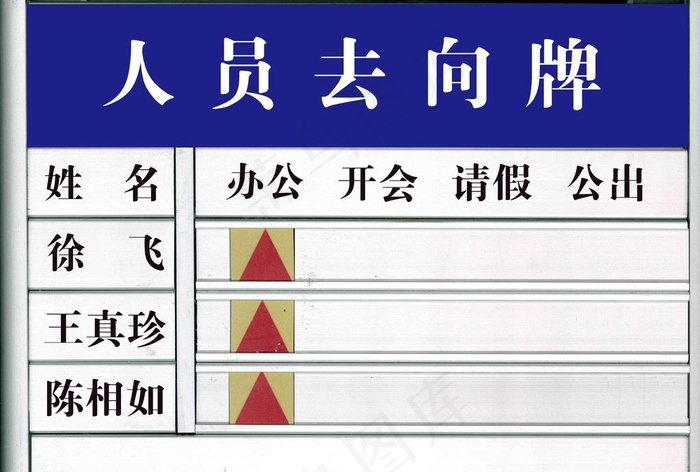 去向牌 小样图片psd模版下载