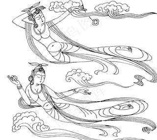 飞天仙女图片