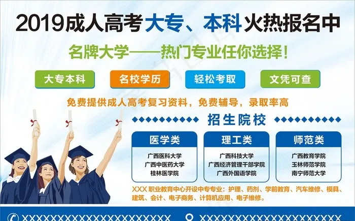 成人高考图片(115X75)cdr矢量模版下载