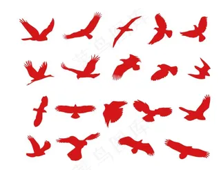 和平鸽剪影图片