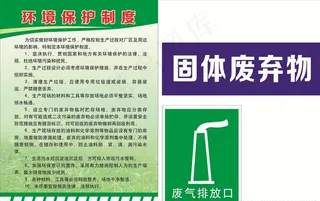 环保制度牌图片