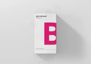 纸盒药盒包装vi样机效果图贴图图片