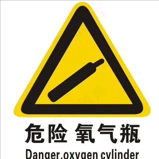 危险 氧气瓶图片