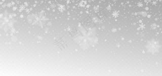 高清免抠雪花飘雪png图片