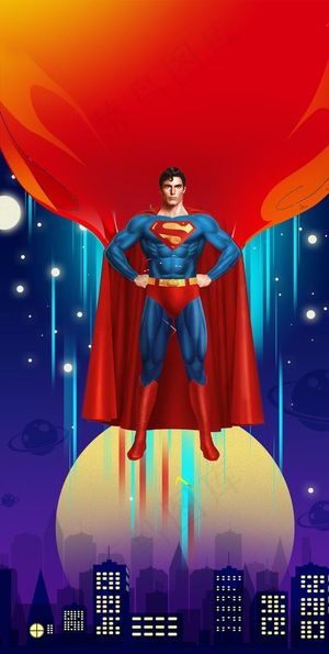 超人 城市图片