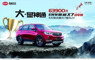 斯威X7金杯图片