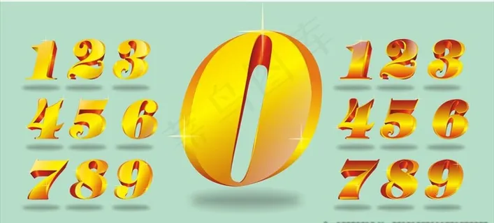 周年庆数字图片