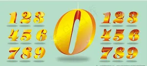 周年庆数字图片