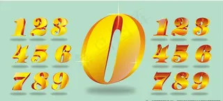 周年庆数字图片