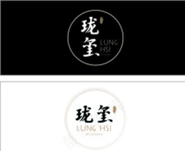 珑玺logo图片cdr矢量模版下载