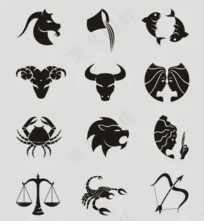 12星座矢量图图片