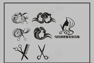 理发店素材图片