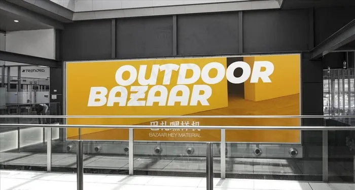 海报样机图片(5172X2932(DPI:240))psd模版下载