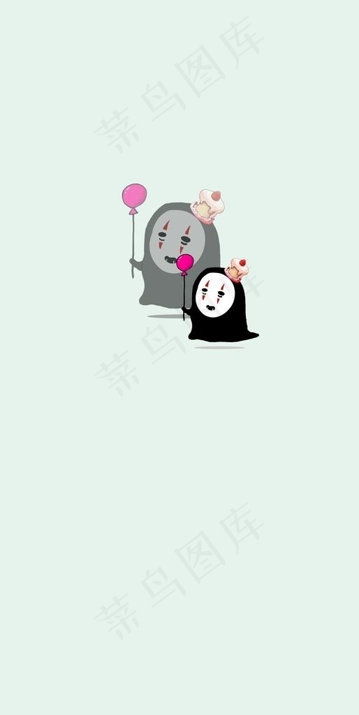 手机壁纸 无脸男图片