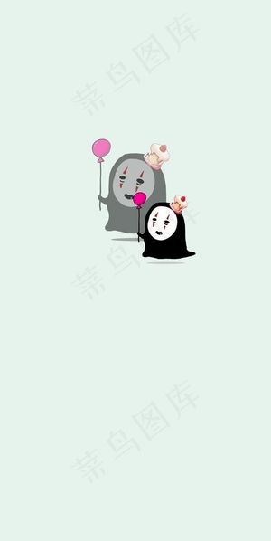 手机壁纸 无脸男图片