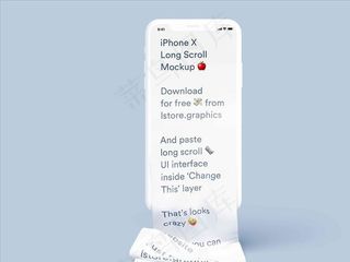 iPhonex界面设计展示样机图片