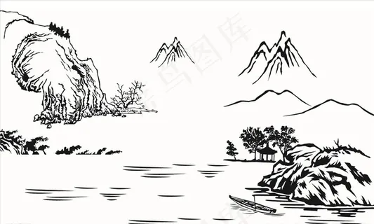 山水画图片 山水画图片