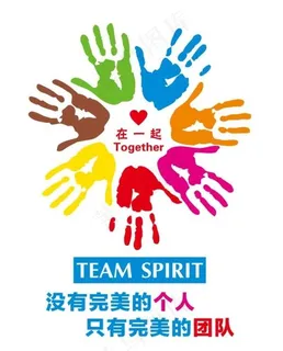 团队合作文化墙图片