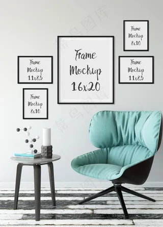 照片墙样机图片