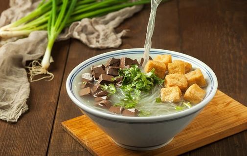 鸭血粉丝汤图片