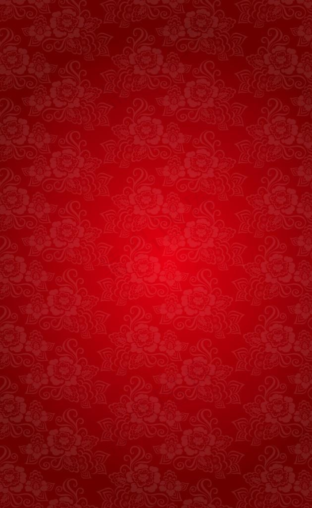 红色花纹背景图片