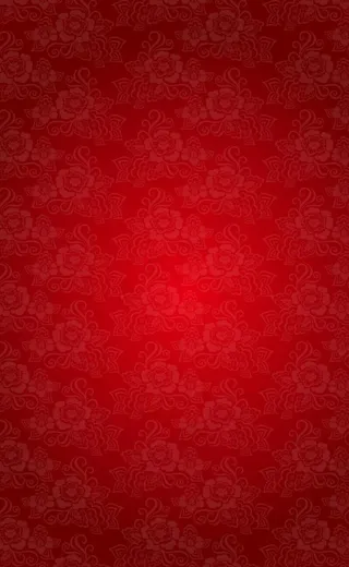 红色花纹背景图片