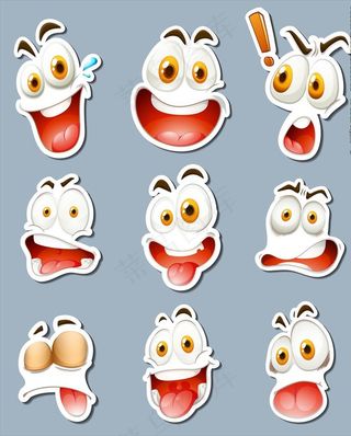 卡通有趣表情图片