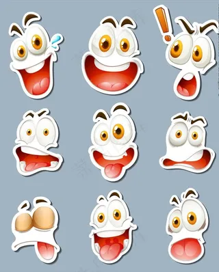 卡通有趣表情图片