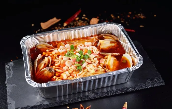 锡纸花蛤金针菇图片