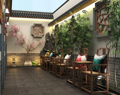 中式园林景观图片