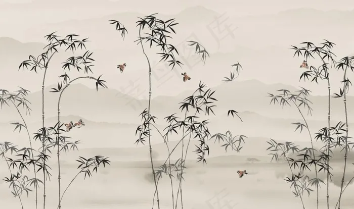 竹图片(12756X7937(DPI:72))psd模版下载