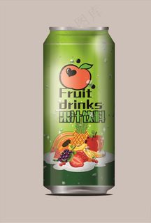 矢量易拉罐饮料图片
