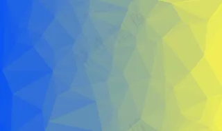 蓝黄低多边形背景图片