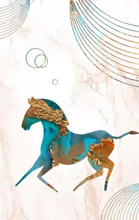 中式古典晶瓷装饰画图片