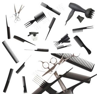 美发工具（部分抠图不精细）图片
