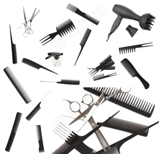 美发工具（部分抠图不精细）图片