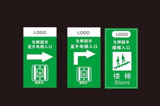 停车场指示牌 指示牌图片