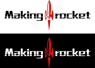 公司品牌火箭LOGO设计图片