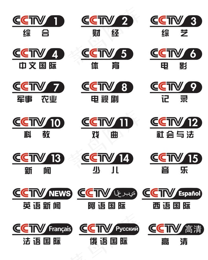 CCTV标志图片