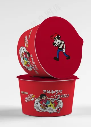 泡面桶样机图片